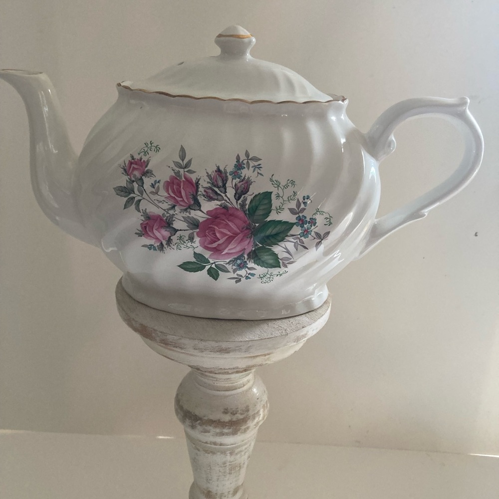 Arthur Wood  & Son Vintage  Floral Tea Pot.